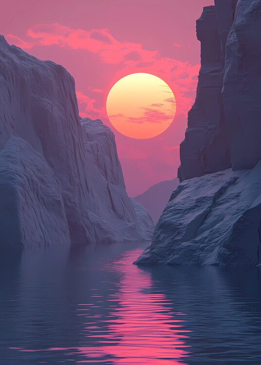 Poster Sunset Canyon