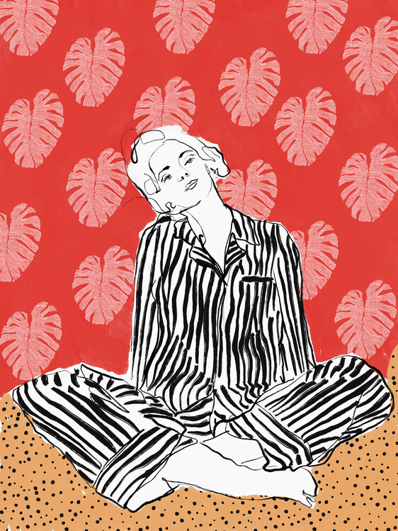 Poster Serenity in stripes