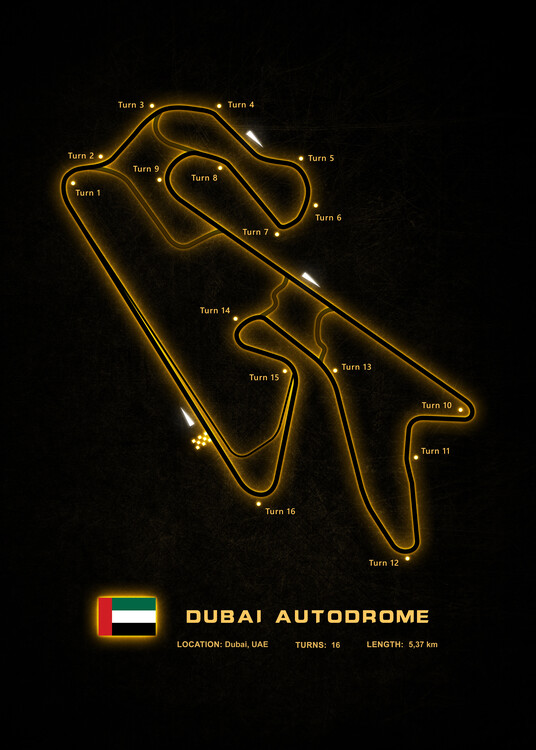 Poster Dubai Autodrome