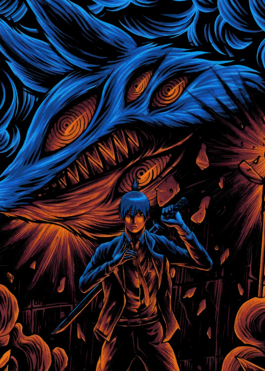 Poster Chainsawman Aki Hayakawa