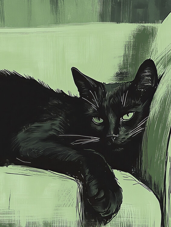 Poster Emerald Sanctuary for Mr Cat