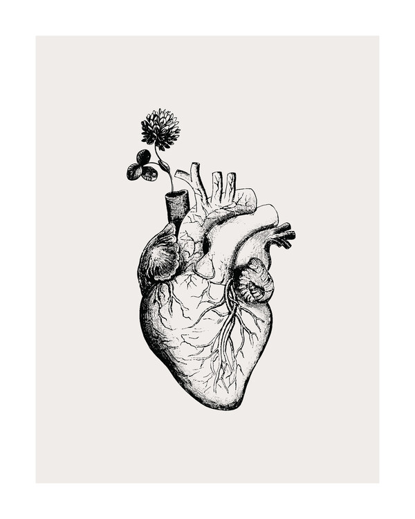 Tableau sur toile Heart Bloom