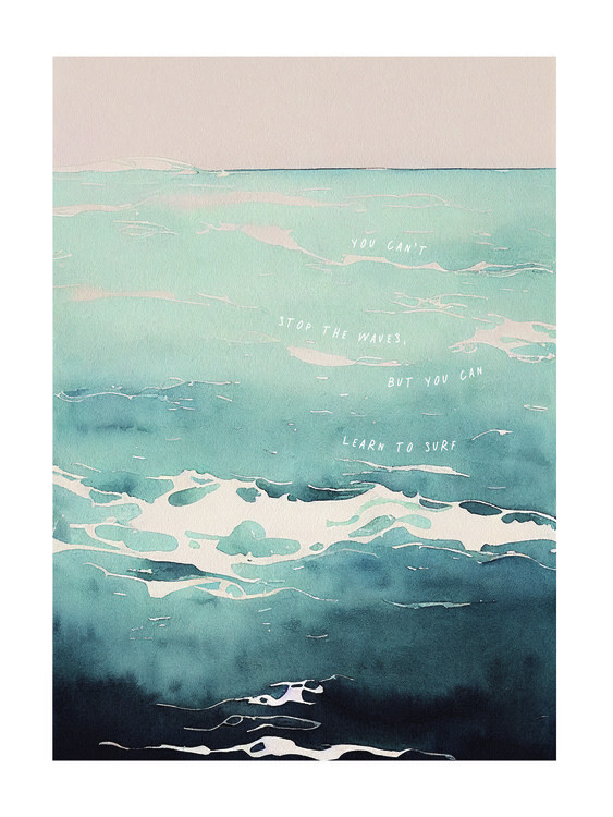 Poster Learn To Surf