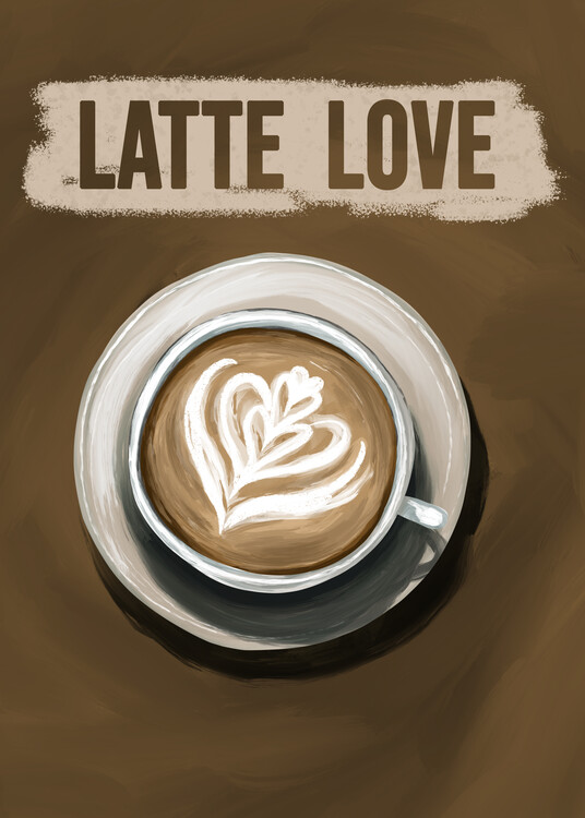 Poster Latte Love