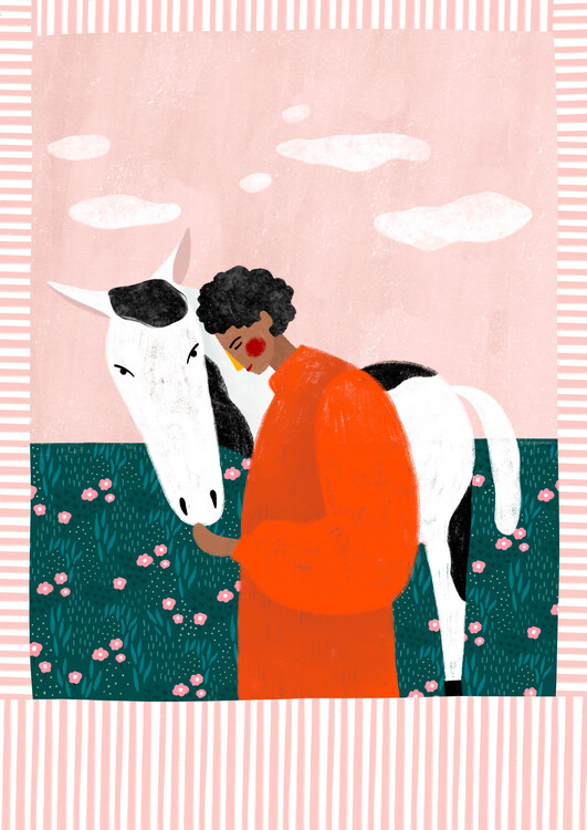 Poster Girl and Horse