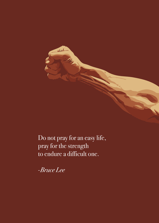 Poster Bruce Lee Quote