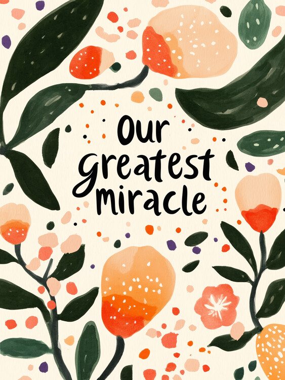 Принти на полотні Ourgreatestmiracle