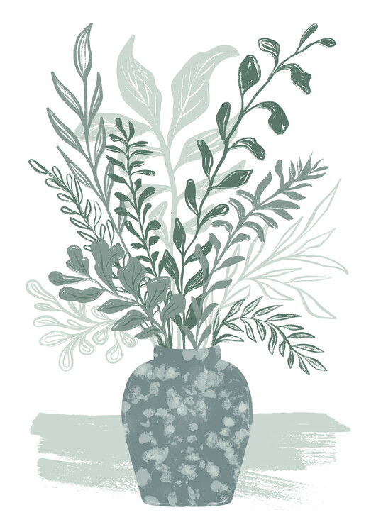 Poster Green Kitchen