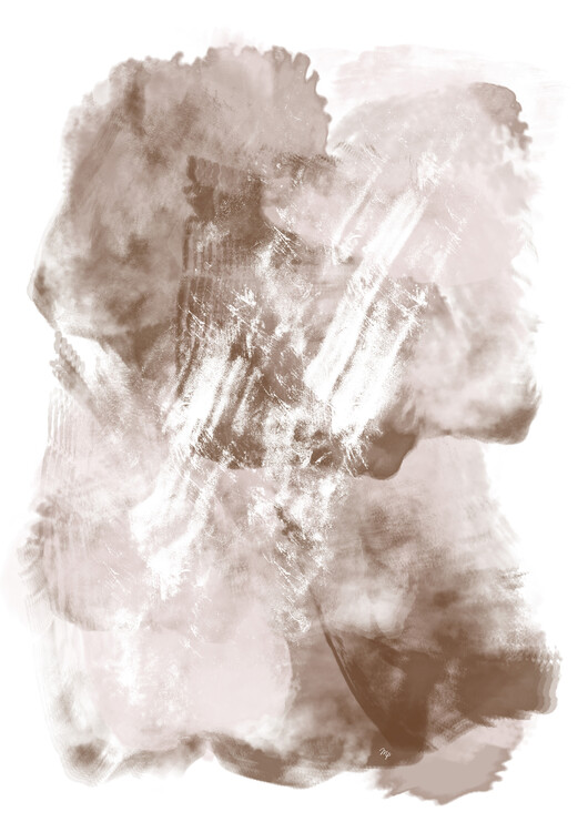 Plakát Mocha abstract paint