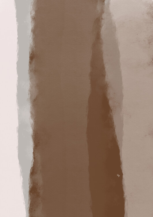 Juliste Abstract Mocha linearity