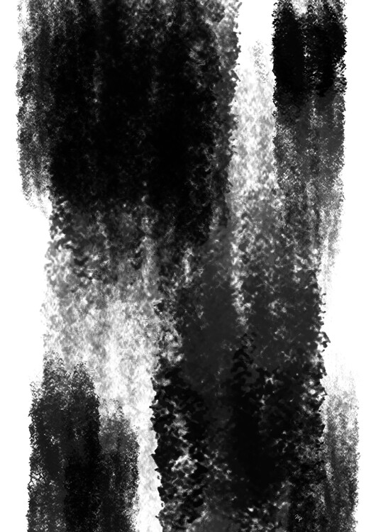 Poster Black waterfall Two