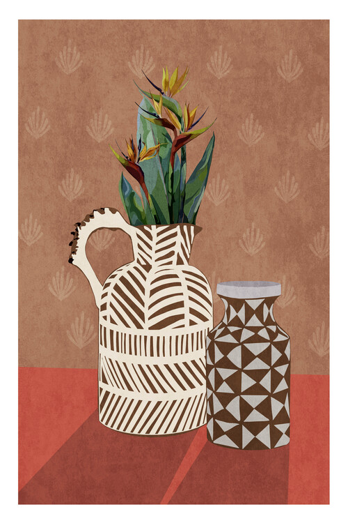 Poster Flower Vase 4 By Bohonewart