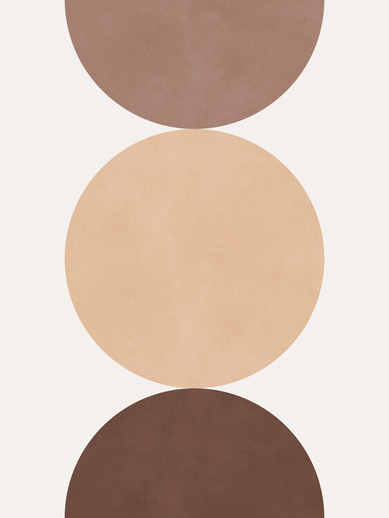 Levně Plakát, Obraz - Circle composition 14, Vitor Costa, 30 × 40 cm