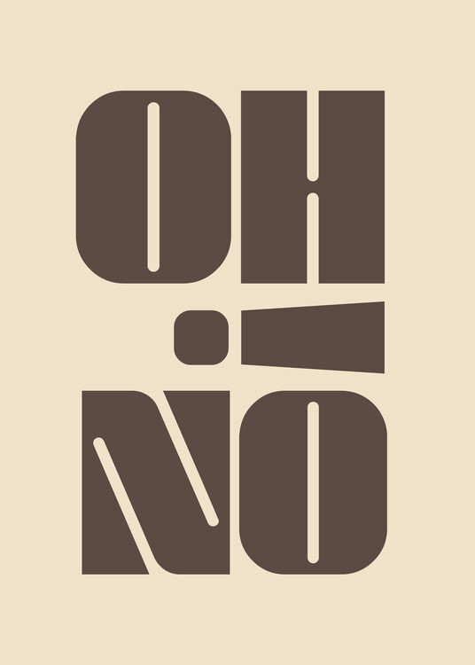 Póster Oh No!