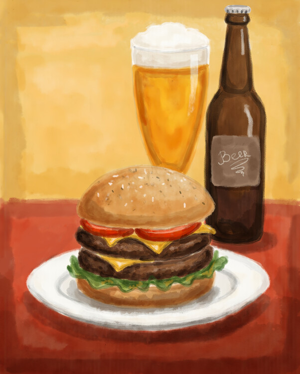 Poster Hamburger