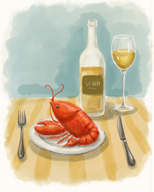 Poster White Wine