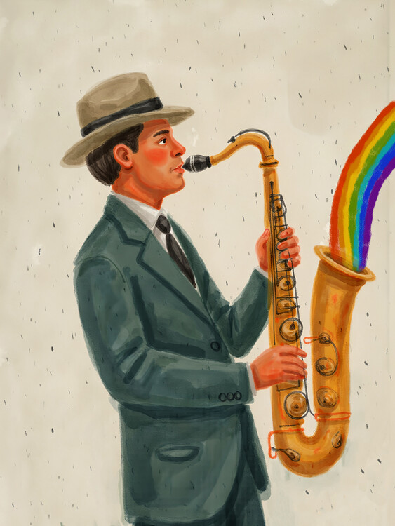Poster Saxophonist