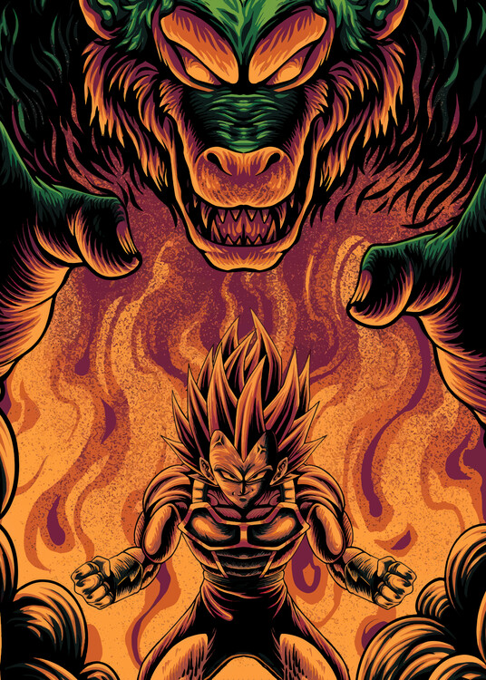 Canvas Print King Vegeta