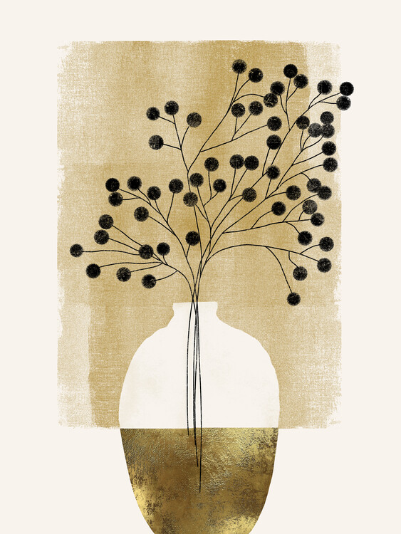 Poster Abstract Vase