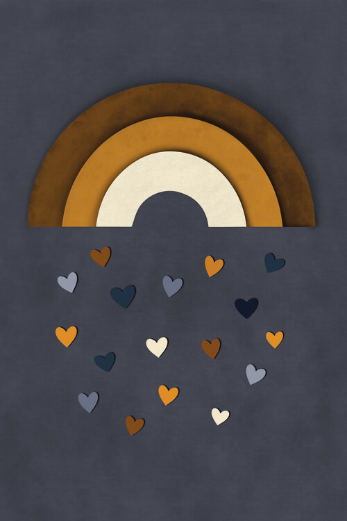 Canvas Print Lovely Rainbow