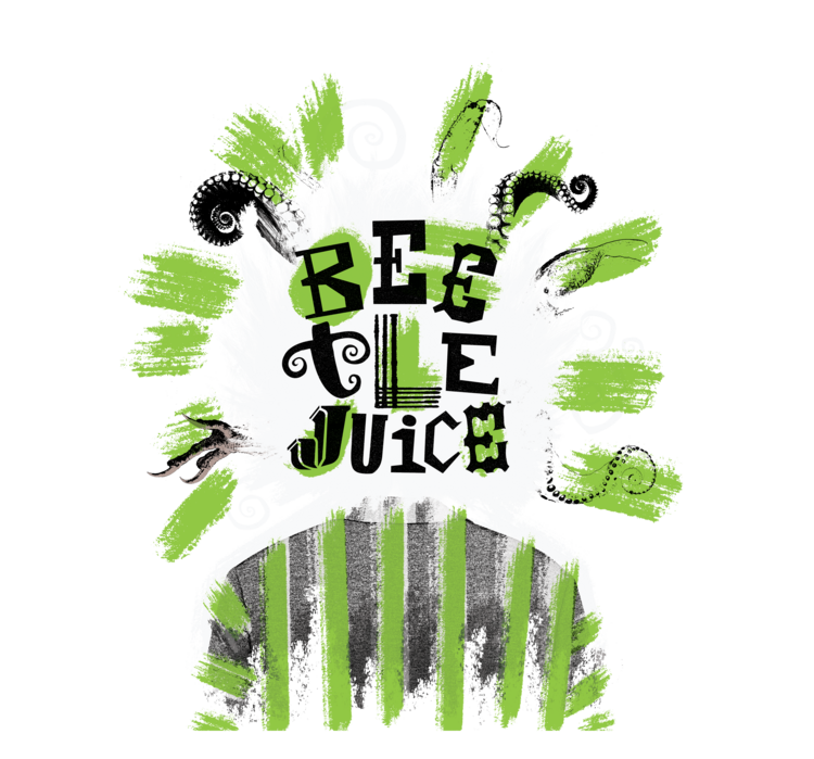 T-shirt Beetlejuice - Head