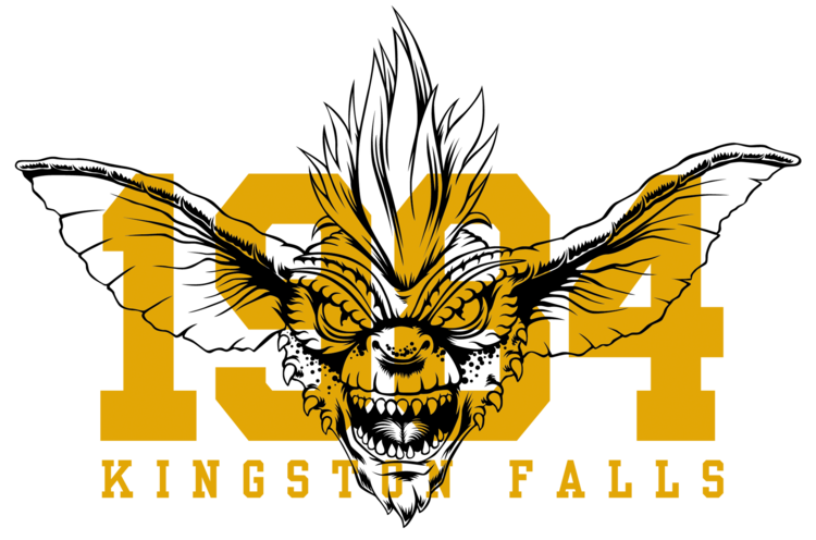 T-shirt Gremlins - Stripe 1984 Kingston Falls