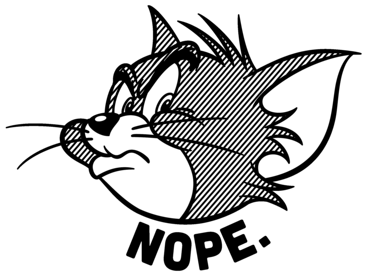 T-shirt Tom & Jerry - Nope