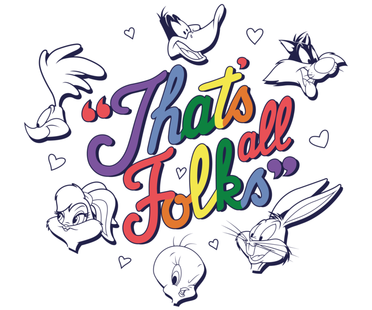 T-shirt Looney Tunes - That's All Folks