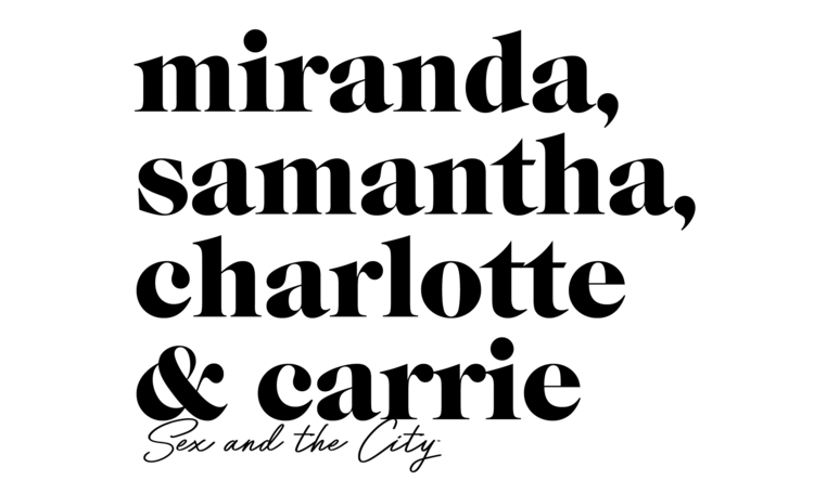 T-shirt Sex And The City - Miranda, Carrie