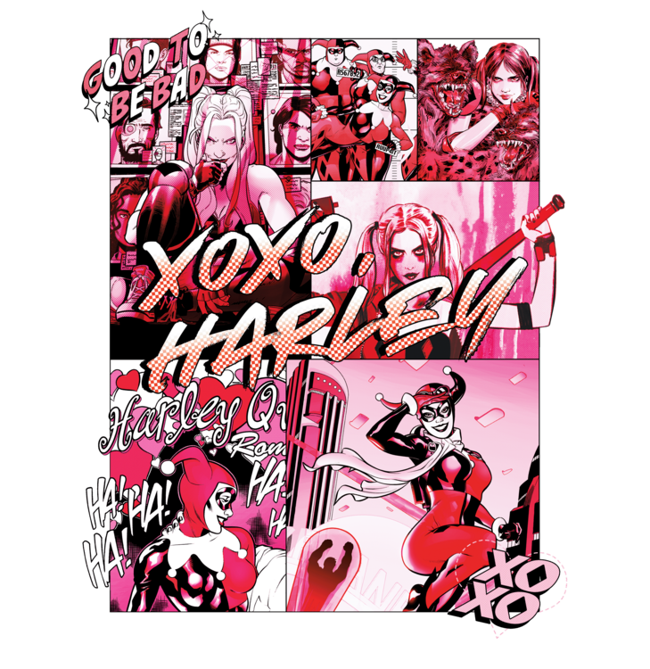 T-shirt Harley Quinn - XOXO Panel