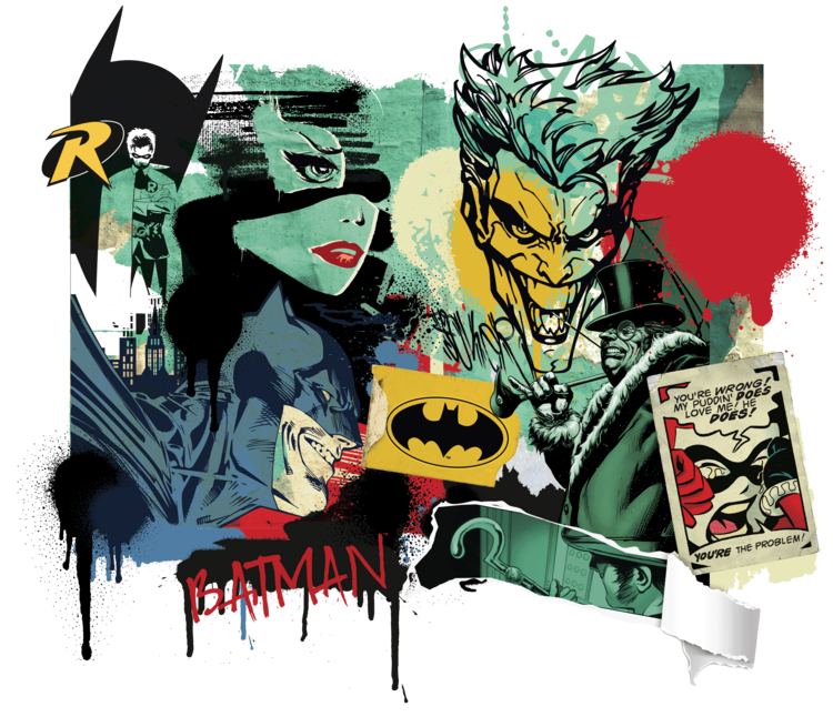 T-shirt Batman - Character Mix