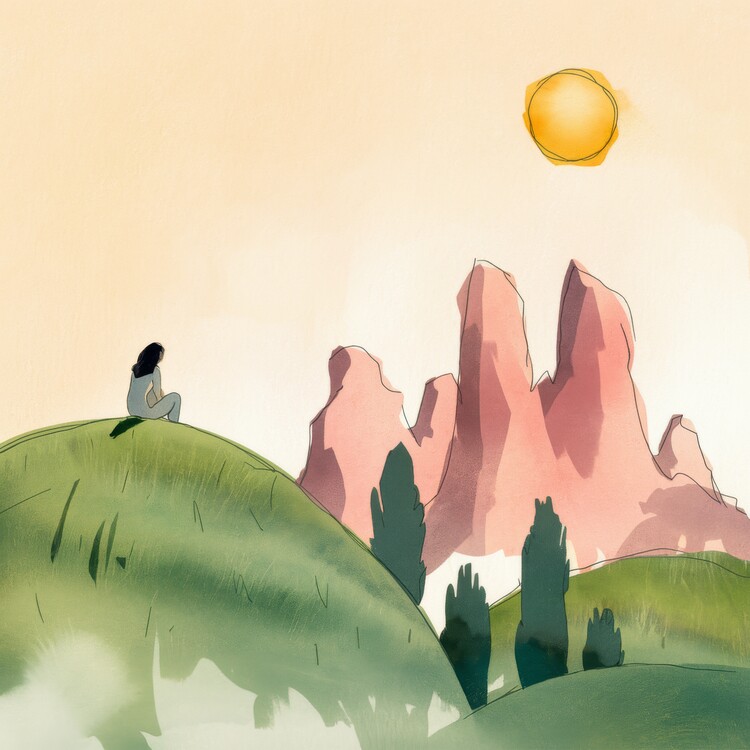 Плакат Serene Contemplation