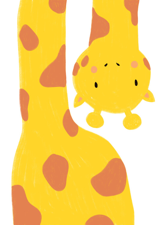 Juliste Giraffe selfie