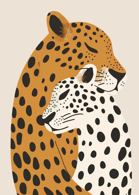 Poster Leopard Mom