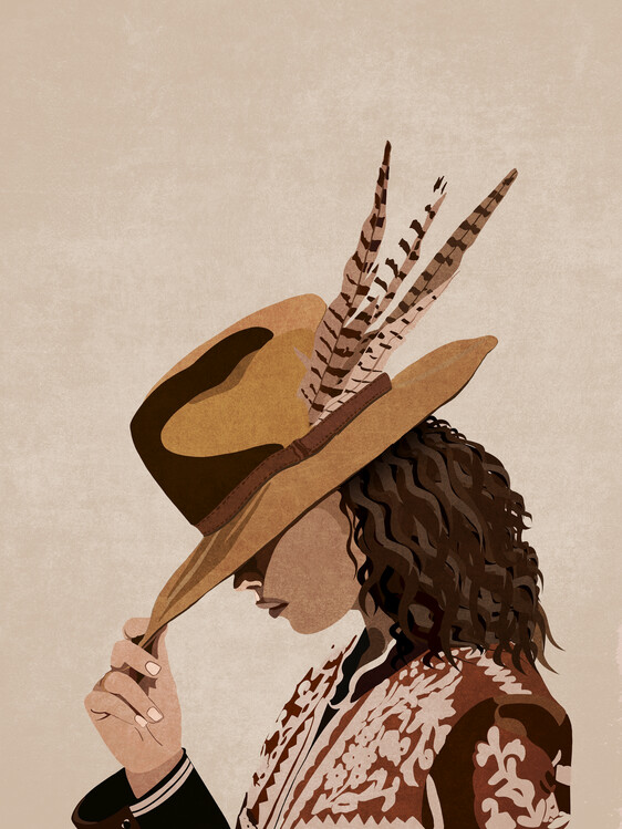 Poster Girl With A Hat