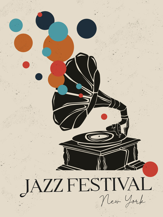 Canvas Print Retro Jazz