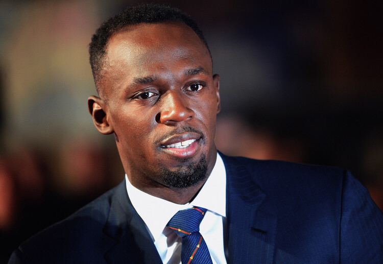 Canvas Print Usain Bolt - World Premiere - VIP Arrivals