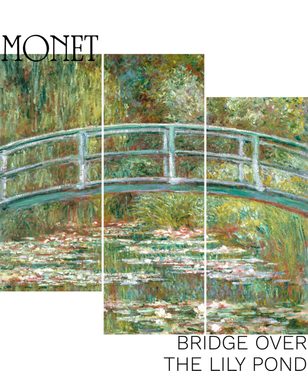 T-shirt Bridge Over the Lily Pond
