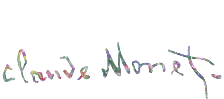 T-shirt Claude Monet - The Artist's Garden in Signature