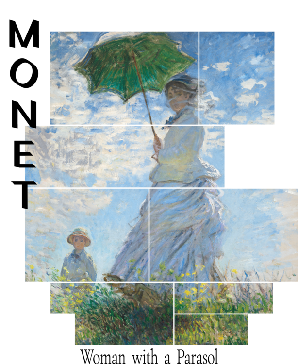 T-shirt Woman with a Parasol