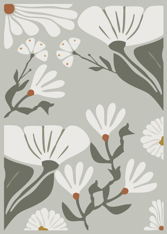 Плакат boho botanical