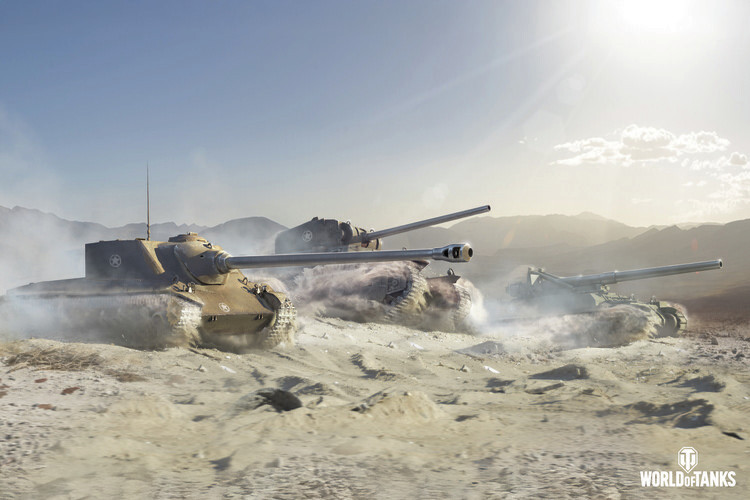 Εκτύπωση καμβά World of Tanks - American Tanks