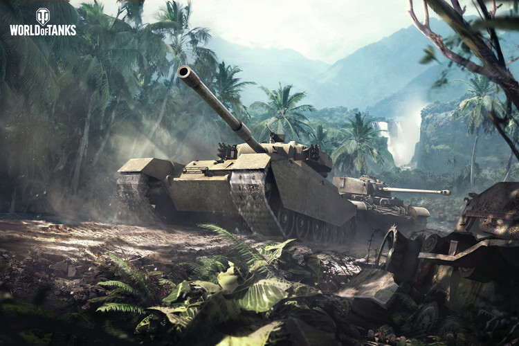Εκτύπωση καμβά World of Tanks - Forest Tanks