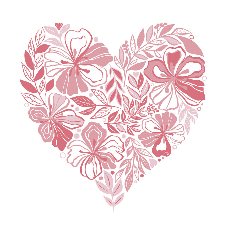 Plakat Blooming Heart