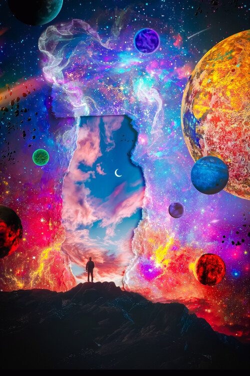 Poster Universe on a new stargate world