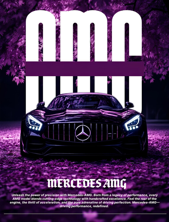 Poster Unleash the Power of Mercedes-AMG