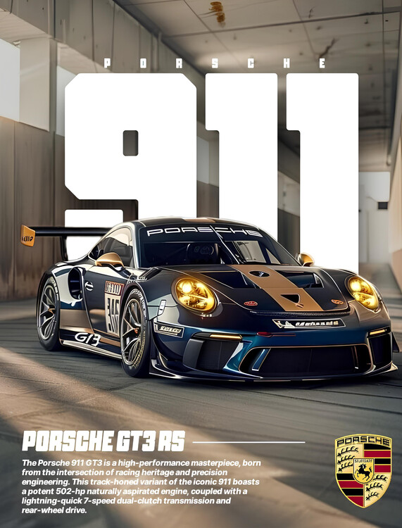 Poster Porsche GT3 RS – The Ultimate Racing Icon Poster