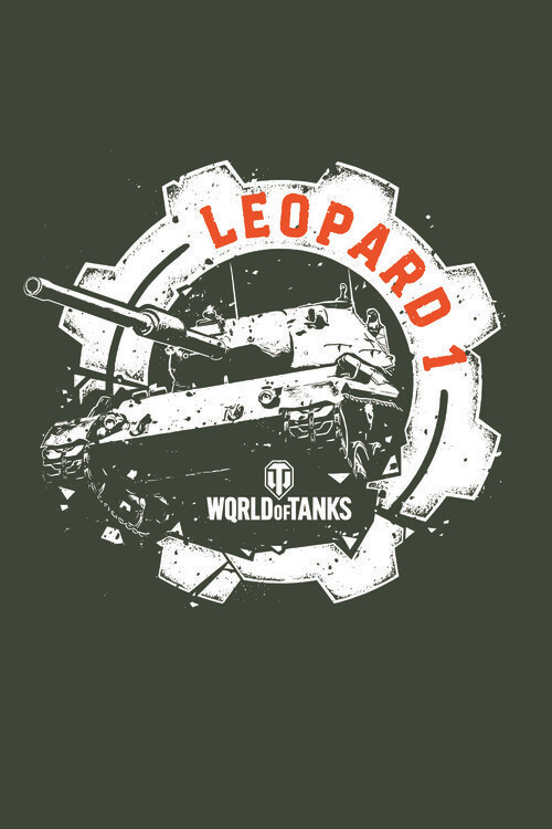 Εκτύπωση καμβά World of Tanks - Leopard 1 Wheel