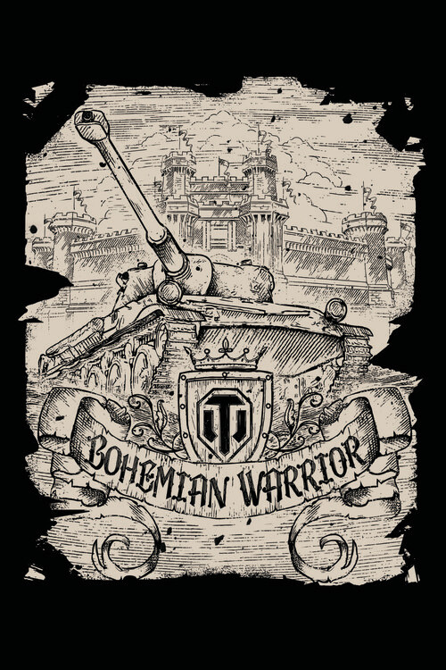 Εκτύπωση καμβά World of Tanks - Bohemian Warrior