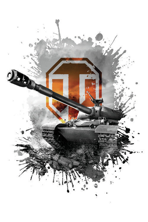 Εκτύπωση καμβά World of Tanks - Splatter
